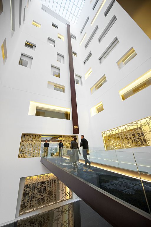  Courtyard entry, Patricia Urquiola interior design, Mandarin Oriental Hotel, Barcelona