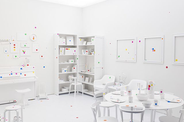 Yayoi Kusama's Obliteration Room was