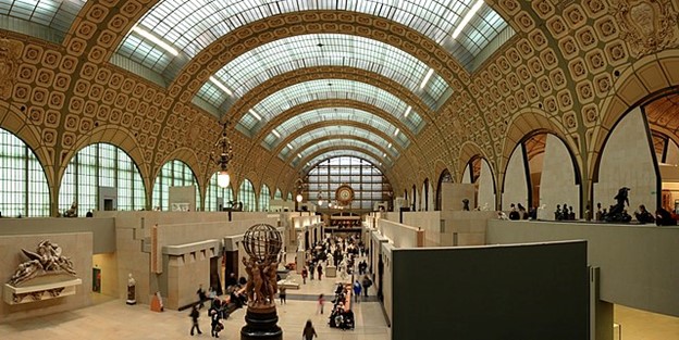 Musée d'Orsay, Paris – Adaptive reuse of Beaux-Arts railroad station,