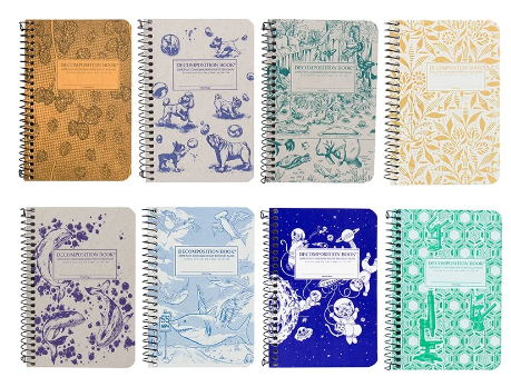 8 different styles for decomposition notebooks