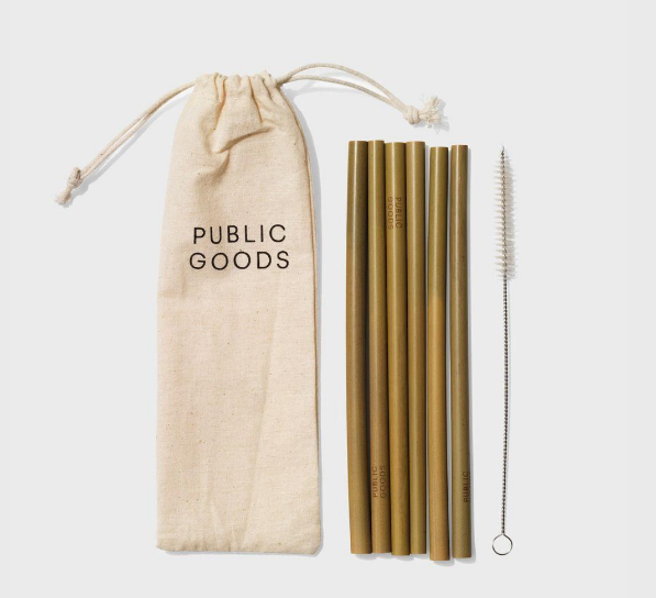 Reusable bamboo straws 