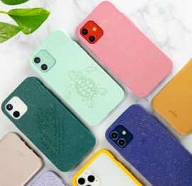 Pea phone case with many different colors to choose from