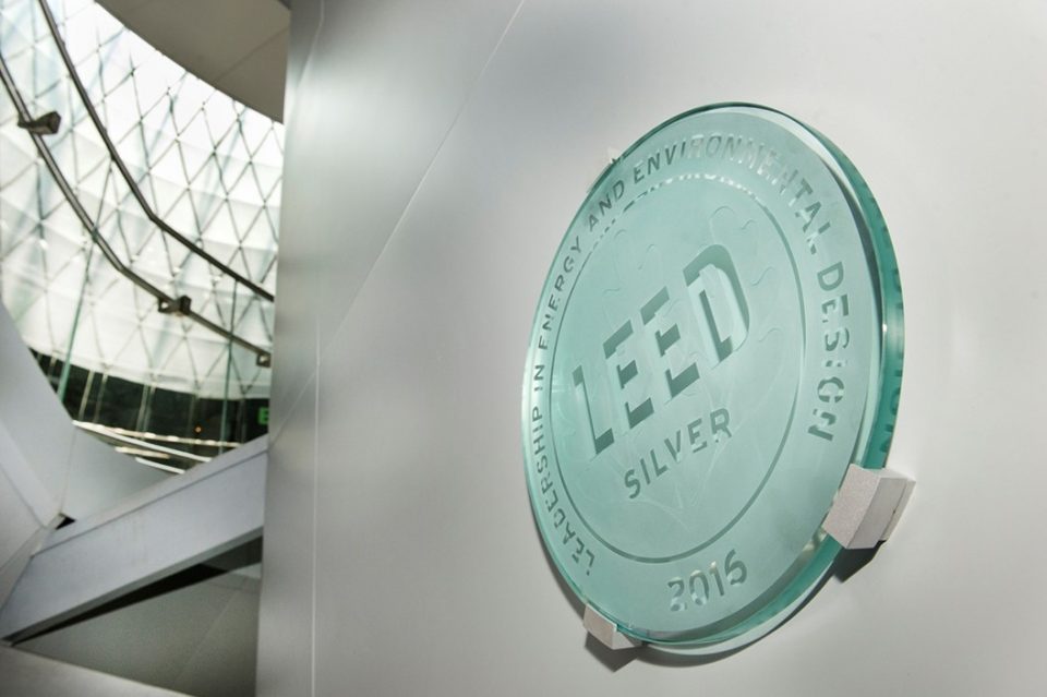 Fulton Center was the first New York subway station to achieve LEED certification