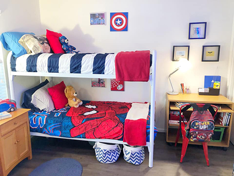 The boys' room after. Photo credit: Humble Design San Diego