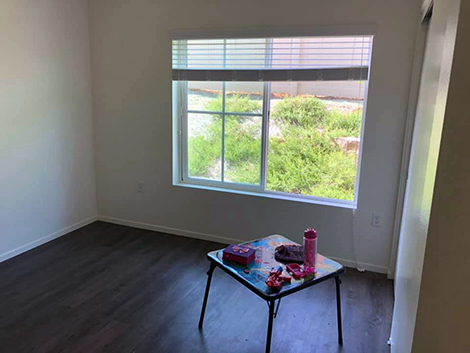 Before shot of the daugther's bedroom. Photo credit: Humble Design San Diego