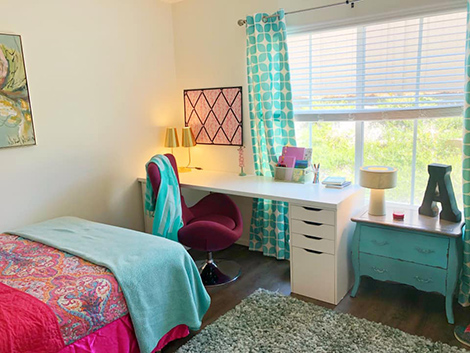 After view of the daughter's room