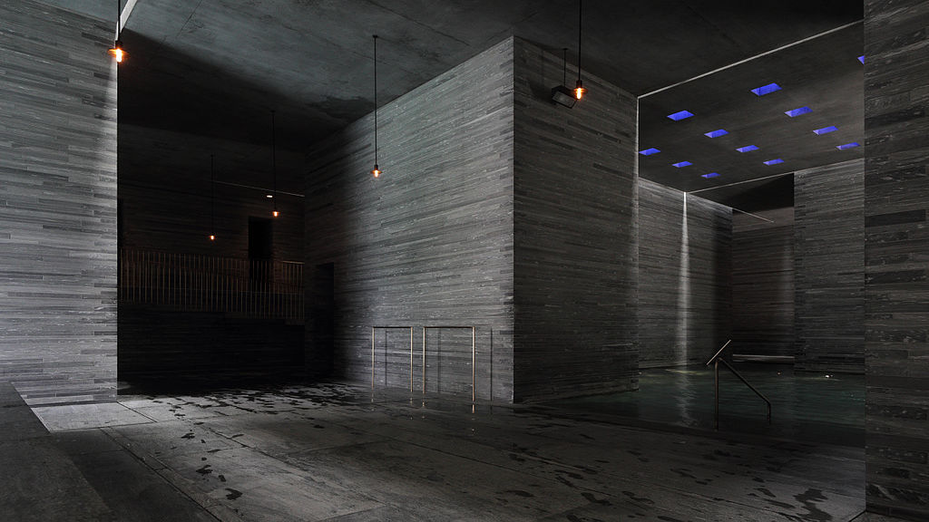 Therme Vals designed by Peter Zumthor