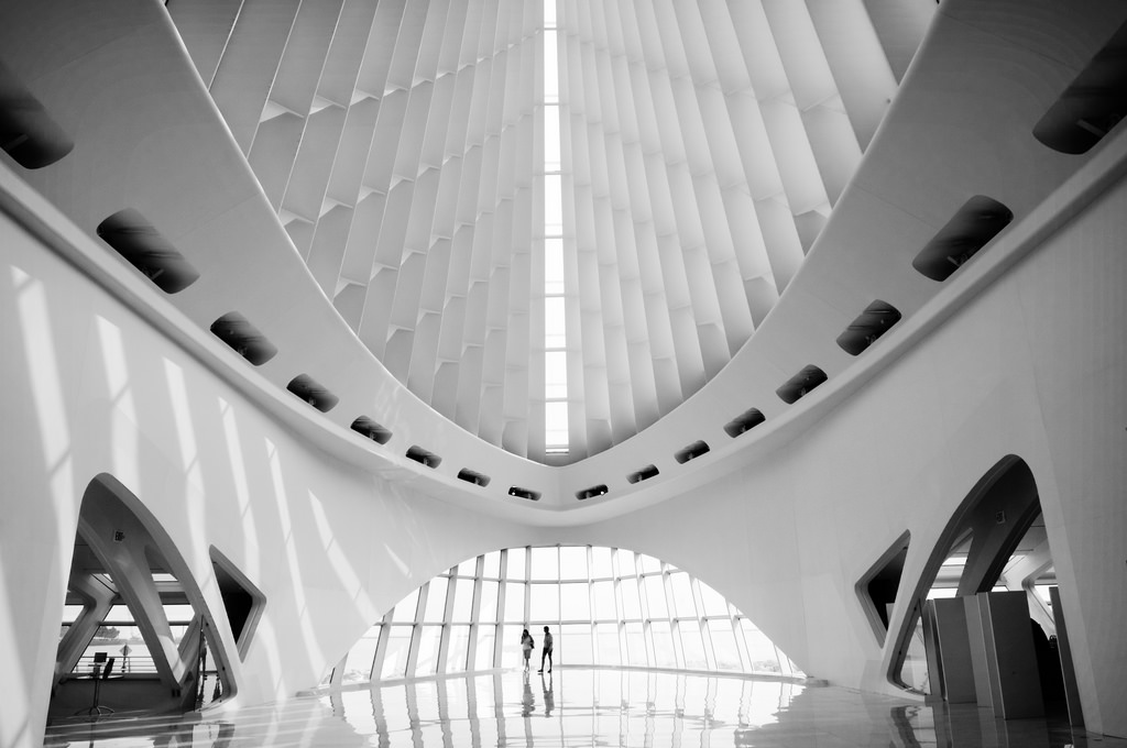 Milwaukee Art Museum, Milwaukee, WI, designed by Santiago Calatrava