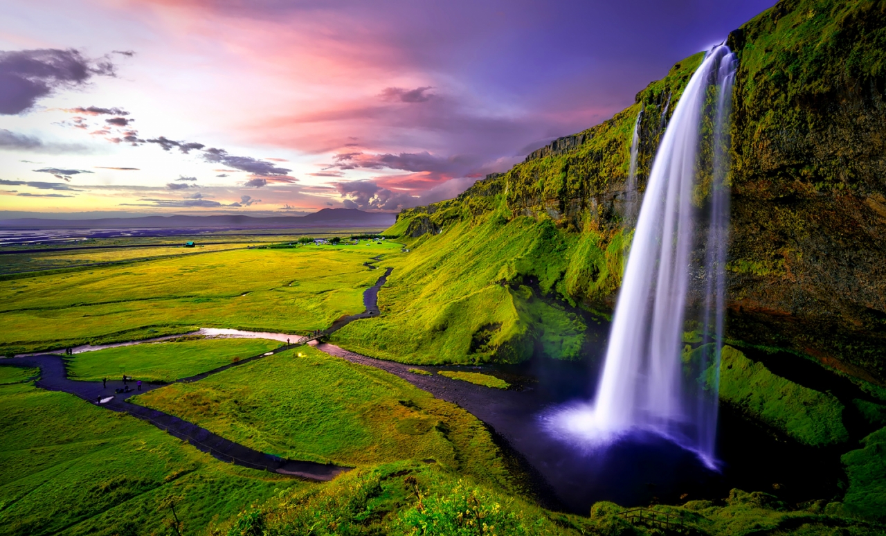 Seljalandsfoss Falls, Iceland