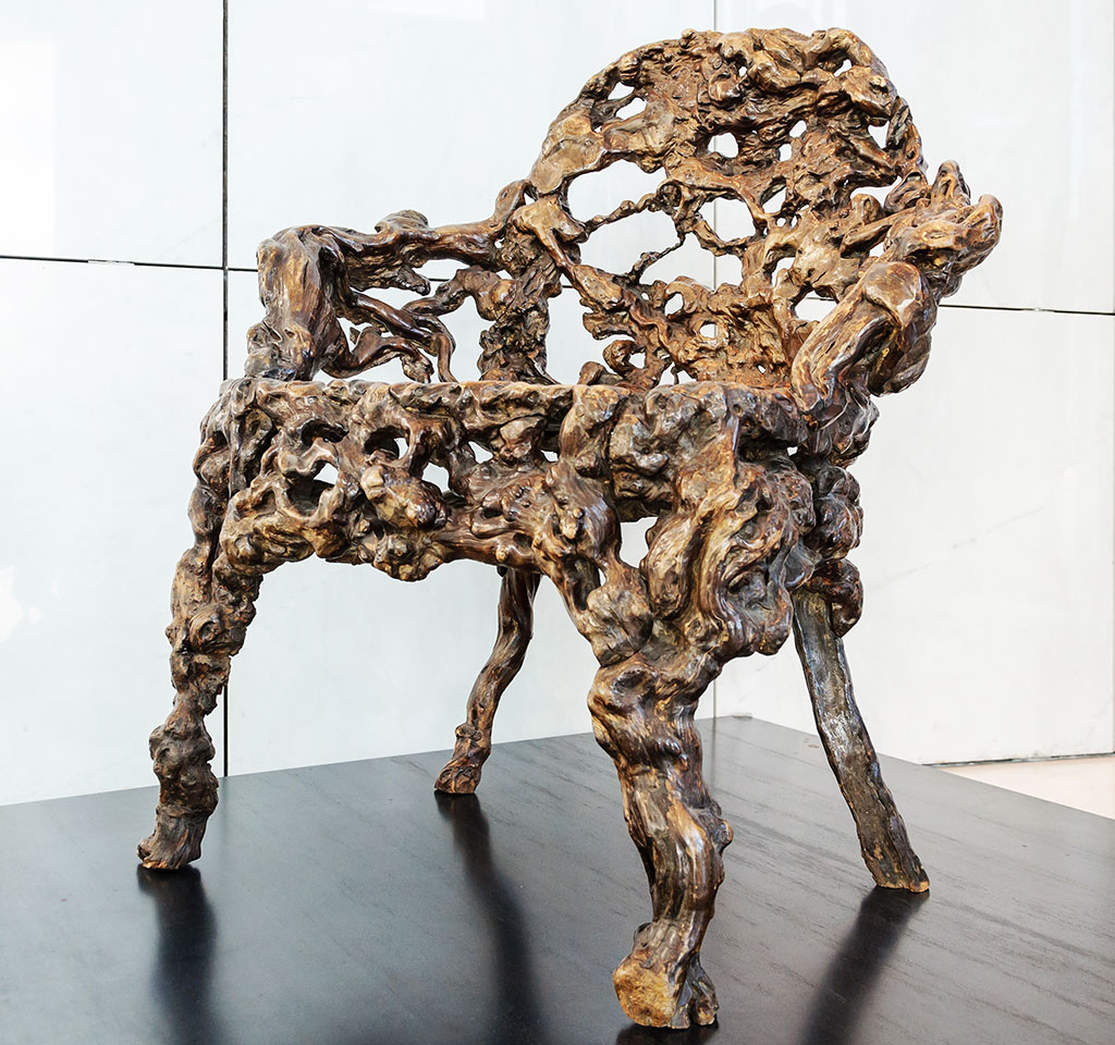 Rootwood Chair, Qing Dynasty, China, 18th Century