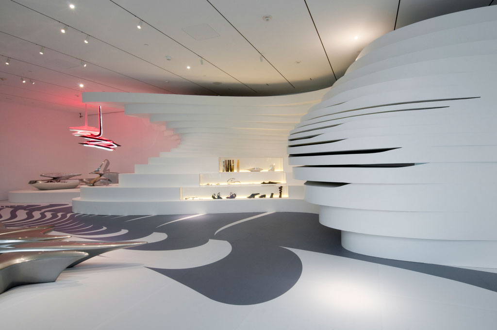 Iconic Interior Design - Form in Motion 010 at Philadelphia Museum of Art, Designed by Zaha Hadid, 2011.