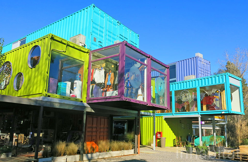 QUO Shipping Container Mall designed by BZZ Arquitectura, follow on Instagram