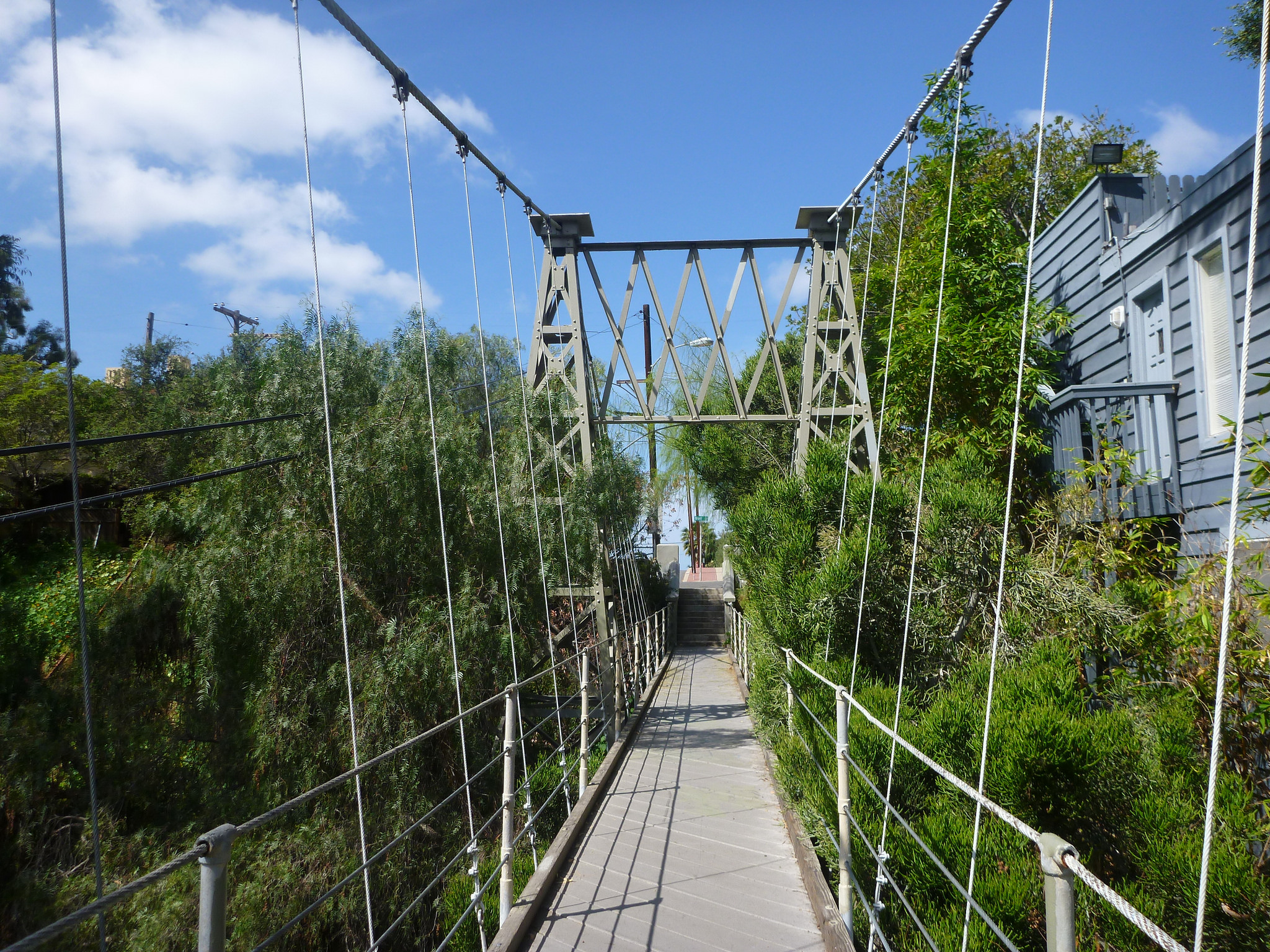 Spruce Street Suspension Bridge