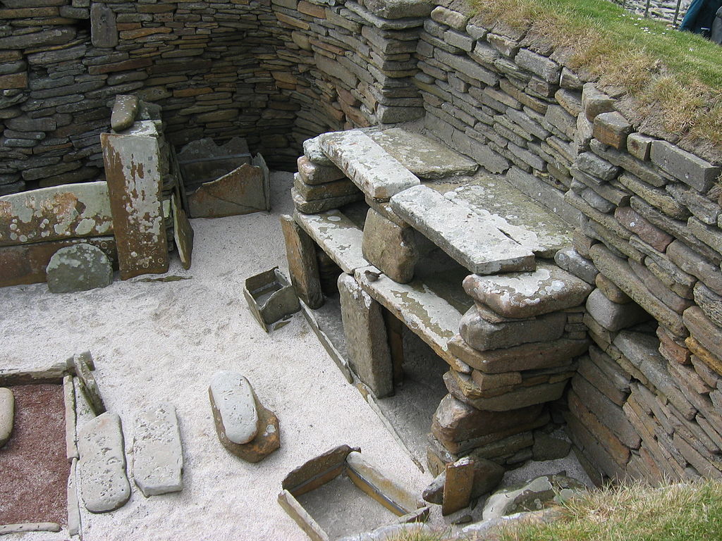 Exploring the Chair Throughout History - Skara Brae Neolithic Village, Scotland, 3,200-2,500 BC