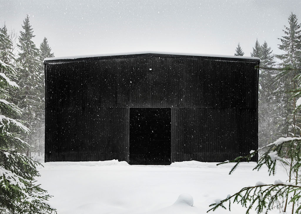 Kyrö Distillery barrel storage building designed by Avanto Architects, Photography by Kuvatoimisto Kuvio Oy