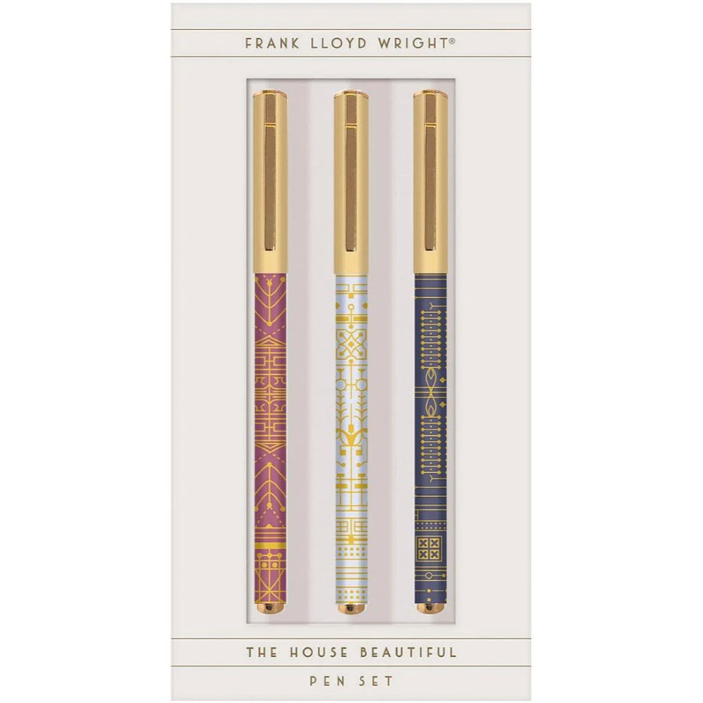 Frank Lloyd Wright House Beautiful Pen Set 